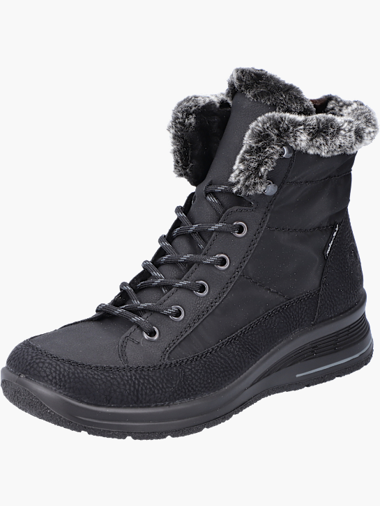 Rieker Damen Schnürstiefel Schwarz 136078 2