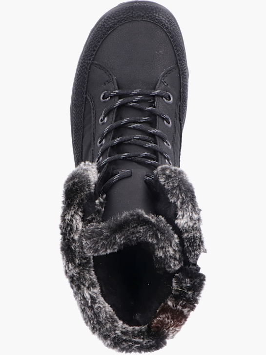 Rieker Damen Schnürstiefel Schwarz 136078 4