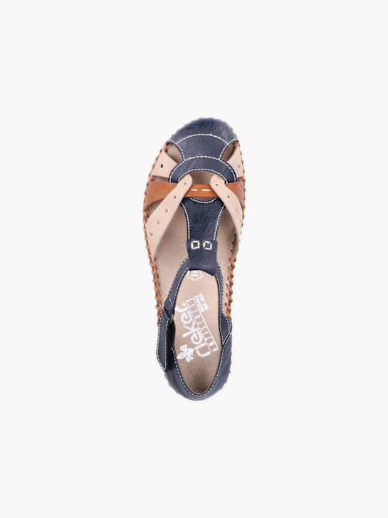 Rieker Damen Sandalen Blau 136090 3