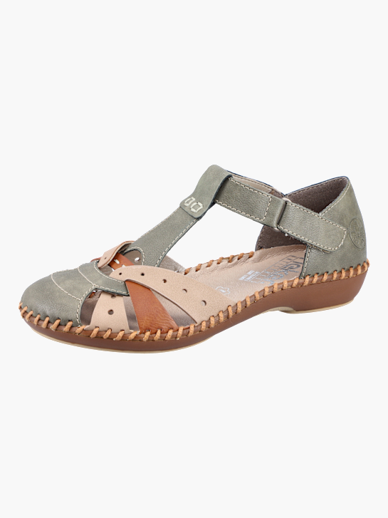 Rieker Damen Sandalen Grün 136091 2