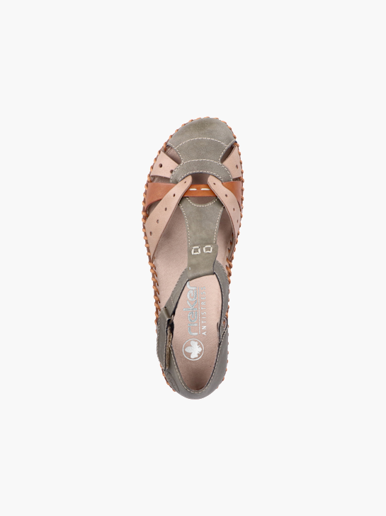 Rieker Damen Sandalen Grün 136091 3