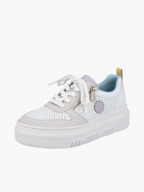 Rieker Damen Sneaker Low Weiß 136094 2