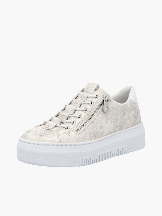 Rieker Damen Sneaker Low Silber 136097 2