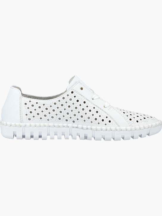 Rieker Damen Schnürschuhe Weiß 141784 2
