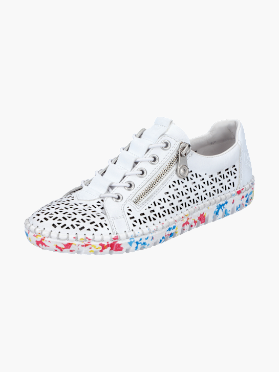 Rieker Damen Slipper Weiß 136102 2