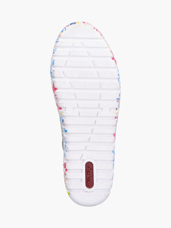 Rieker Damen Slipper Weiß 136102 4