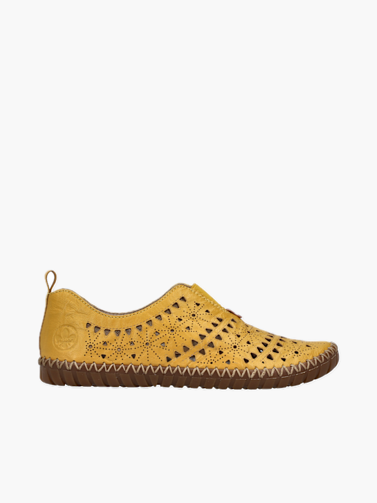 Rieker Damen Slipper Gelb 136105 1