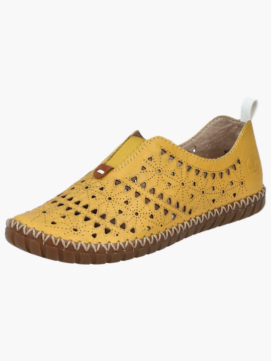 Rieker Damen Slipper Gelb 136105 2