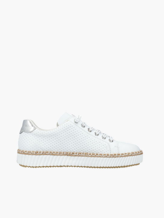 Rieker Damen Slipper Weiß 136107 3
