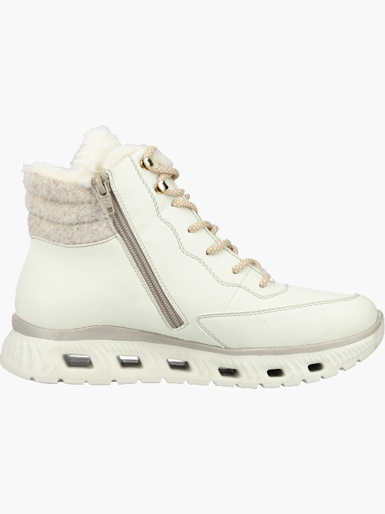 Rieker Sport Damen Schnürstiefel Weiß 141801 3