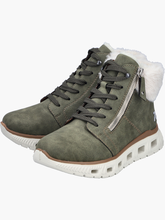 Rieker Damen Sneaker High Grün 141803 2