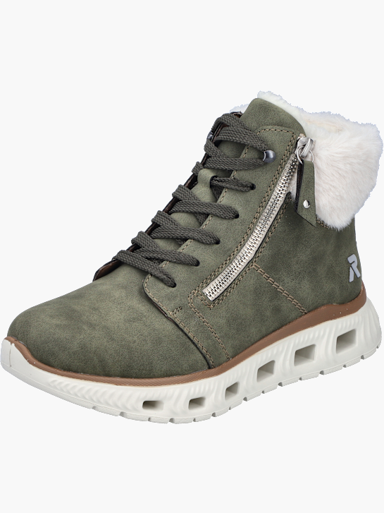 Rieker Damen Sneaker High Grün 141803 3