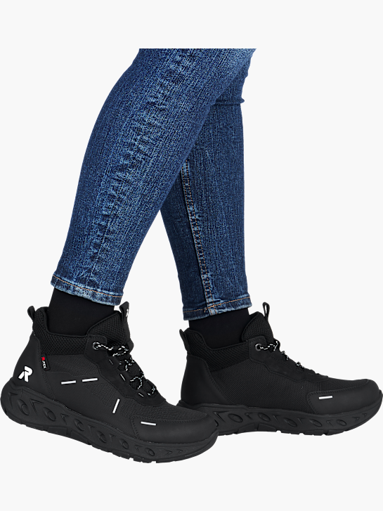 Rieker Damen Sneaker High Schwarz 141809 4