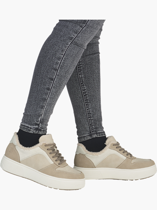 Rieker Damen Sneaker Low Beige 141820 4