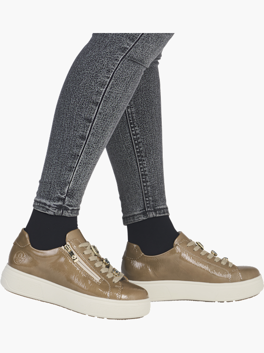 Rieker Damen Sneaker Low Beige 141822 4