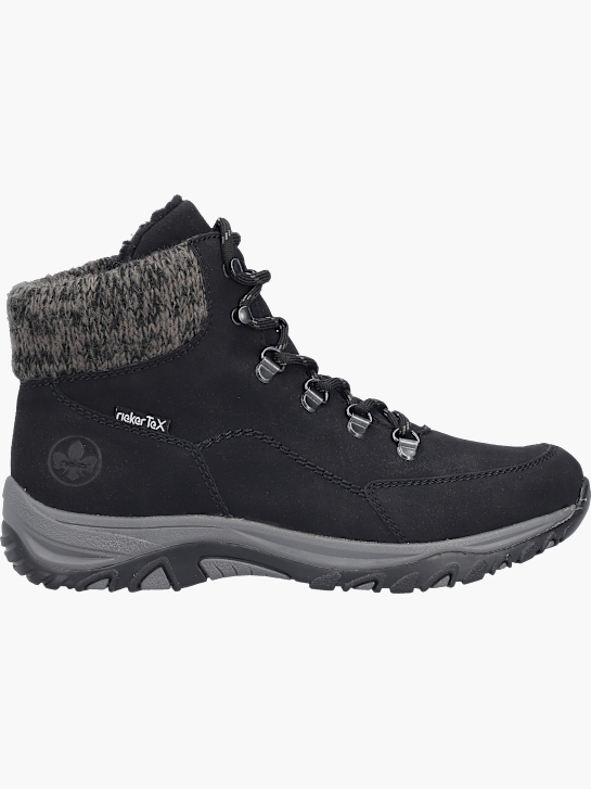 Rieker Damen Schnürstiefel Schwarz 141829 1