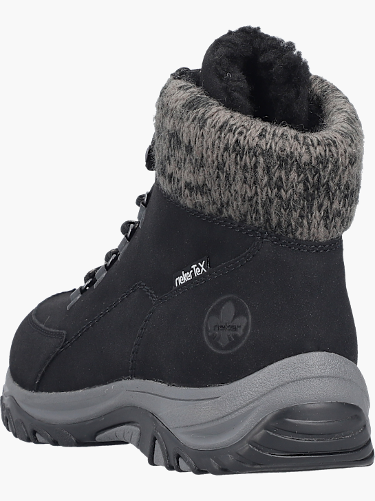 Rieker Damen Schnürstiefel Schwarz 141829 4