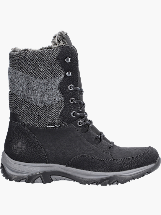 Rieker Damen Schnürstiefel Schwarz 141832 1