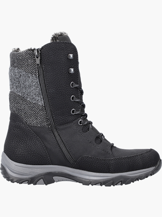 Rieker Damen Schnürstiefel Schwarz 141832 3