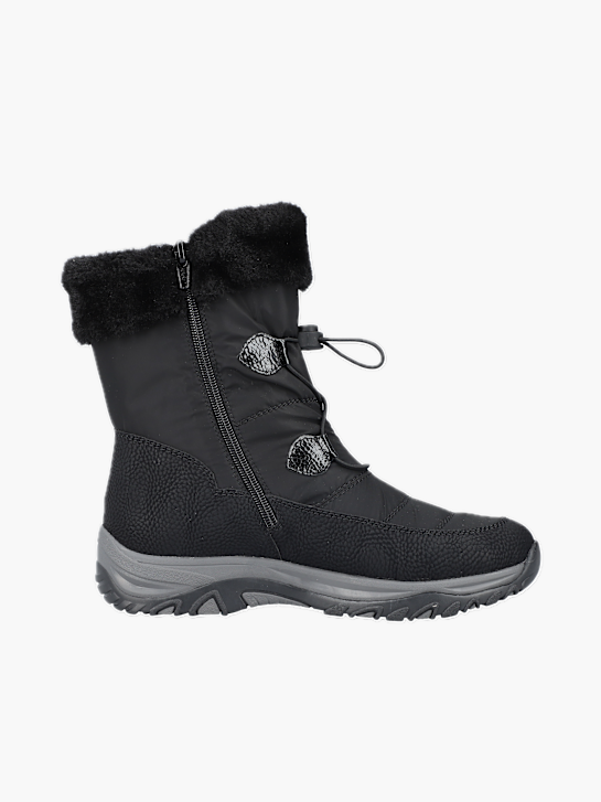Rieker Damen Schnürstiefel Schwarz 136179 3