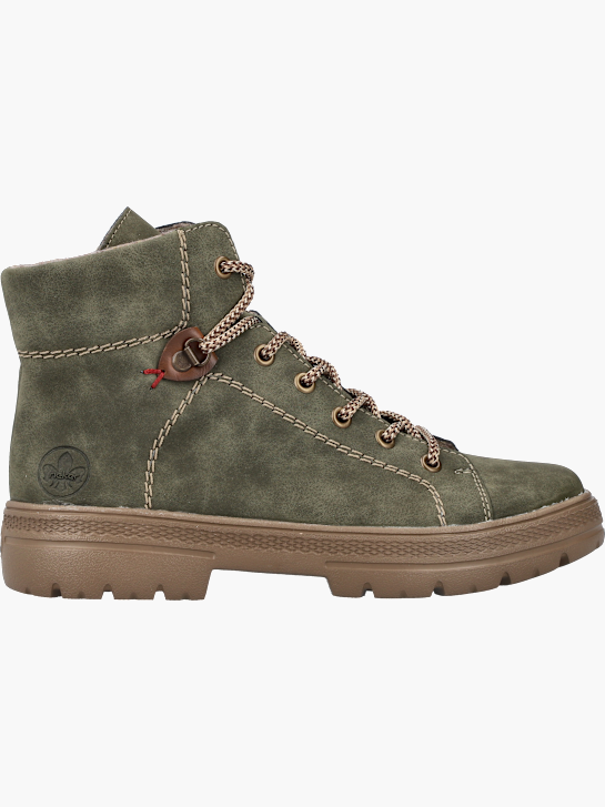 Rieker Damen Schnürstiefel Grün 141834 1