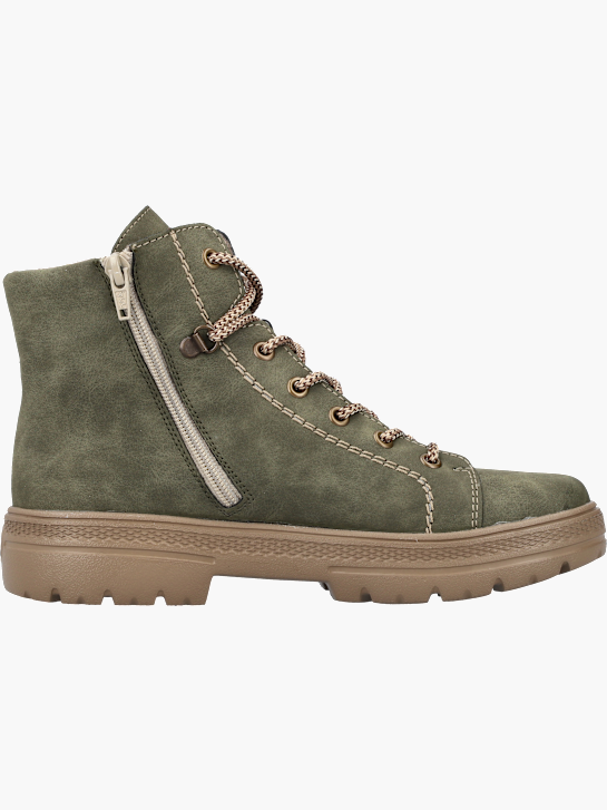 Rieker Damen Schnürstiefel Grün 141834 3