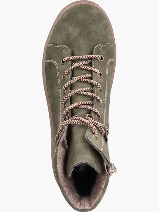 Rieker Damen Schnürstiefel Grün 141834 4