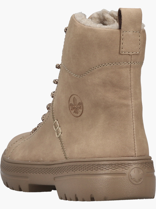 Rieker Damen Schnürstiefel Beige 141836 4