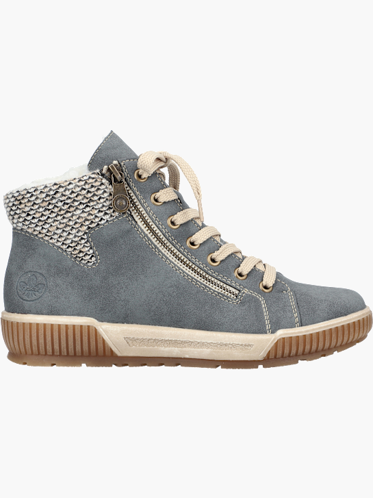 Rieker Damen Schnürstiefel Blau 136182 1