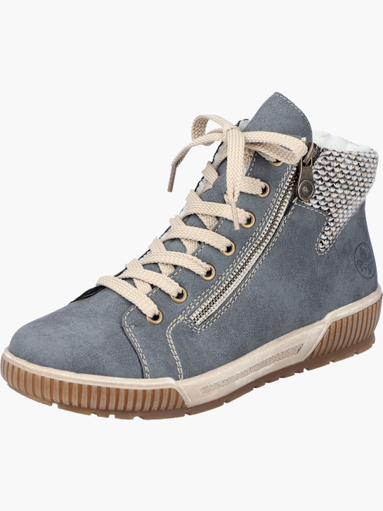 Rieker Damen Schnürstiefel Blau 136182 2