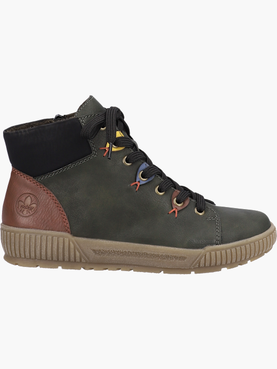 Rieker Damen Schnürstiefel Grün 141838 1