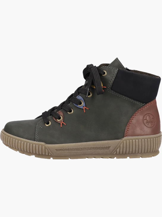 Rieker Damen Schnürstiefel Grün 141838 4