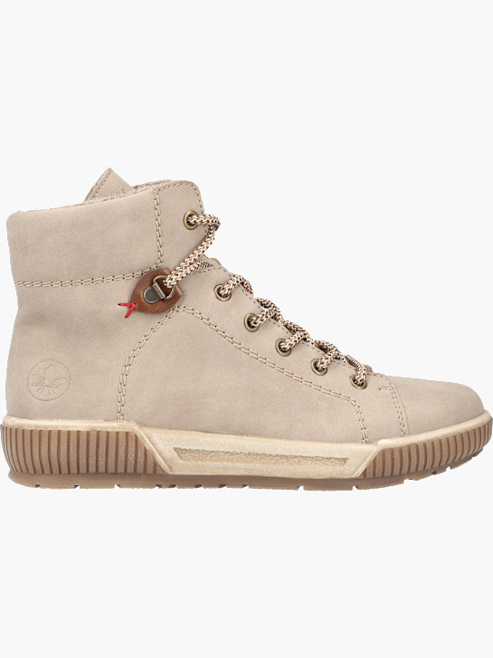 Rieker Damen Schnürstiefel Beige 136183 1