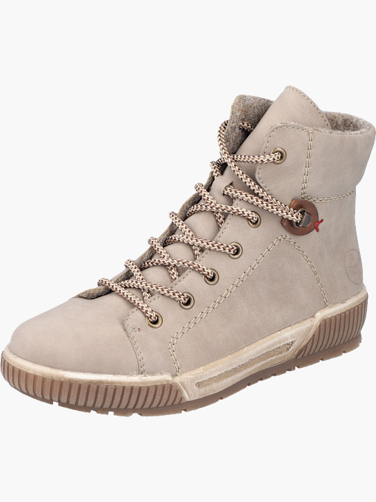 Rieker Damen Schnürstiefel Beige 136183 2
