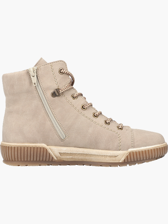 Rieker Damen Schnürstiefel Beige 136183 3