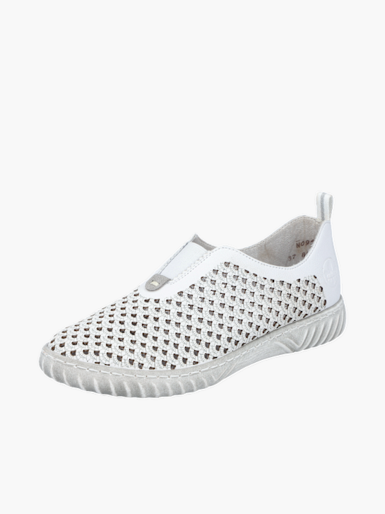Rieker Damen Slipper Weiß 136186 1