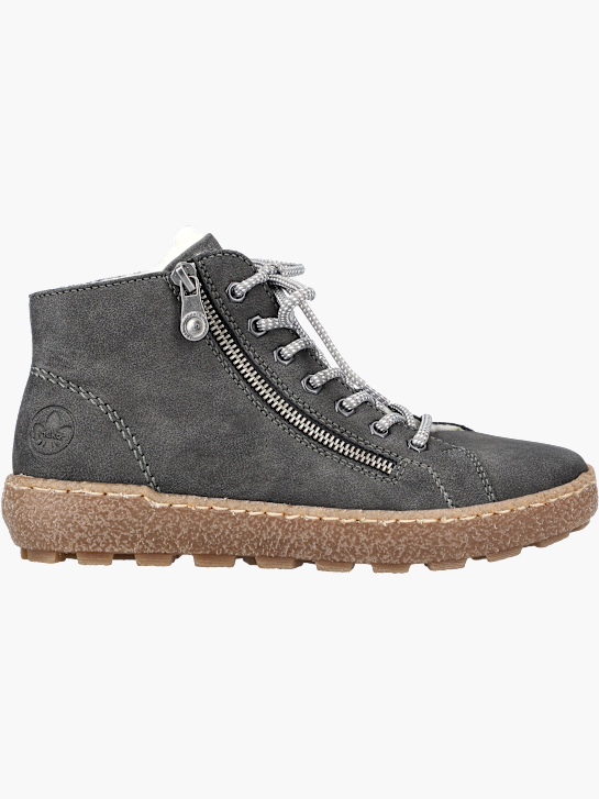 Rieker Damen Schnürstiefel Grau 141840 1