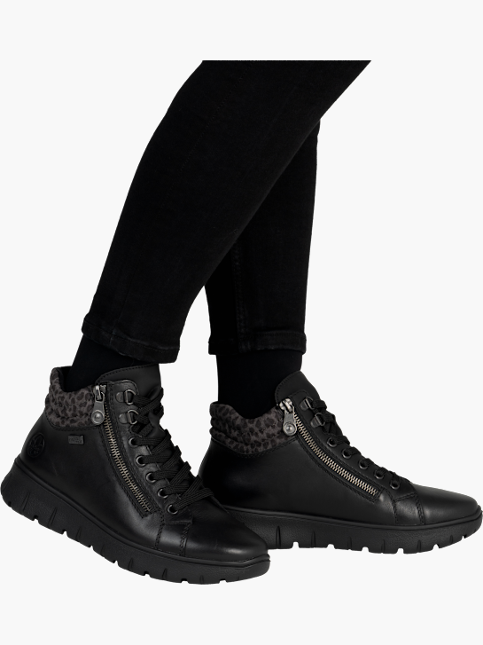 Rieker Damen Schnürstiefel Schwarz 141847 4