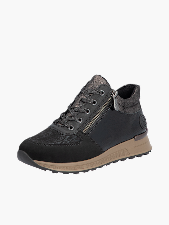 Rieker Damen Schnürschuhe Schwarz 136196 2