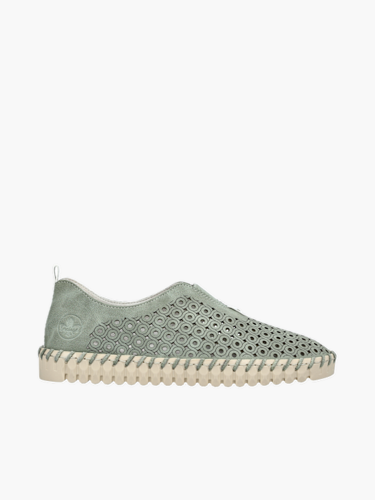 Rieker Damen Slipper Grün 136199 1