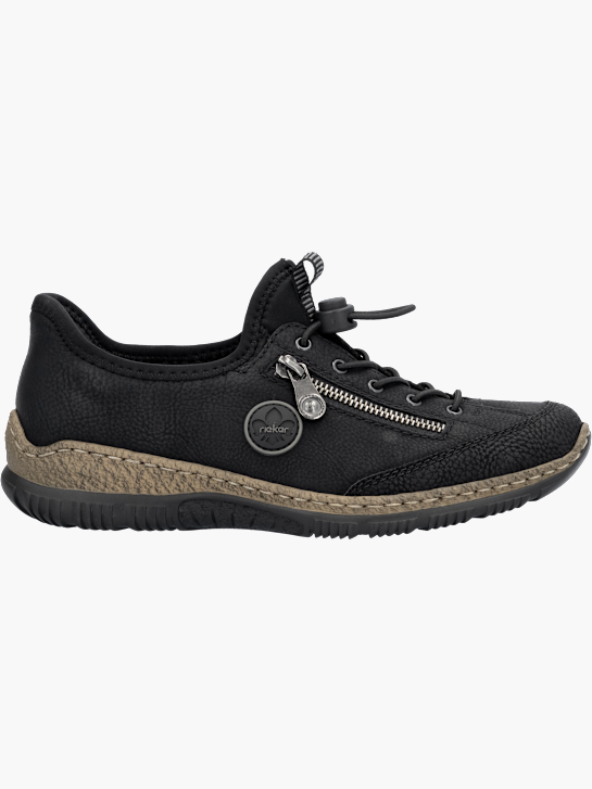 Rieker Damen Slipper Schwarz 141861 1