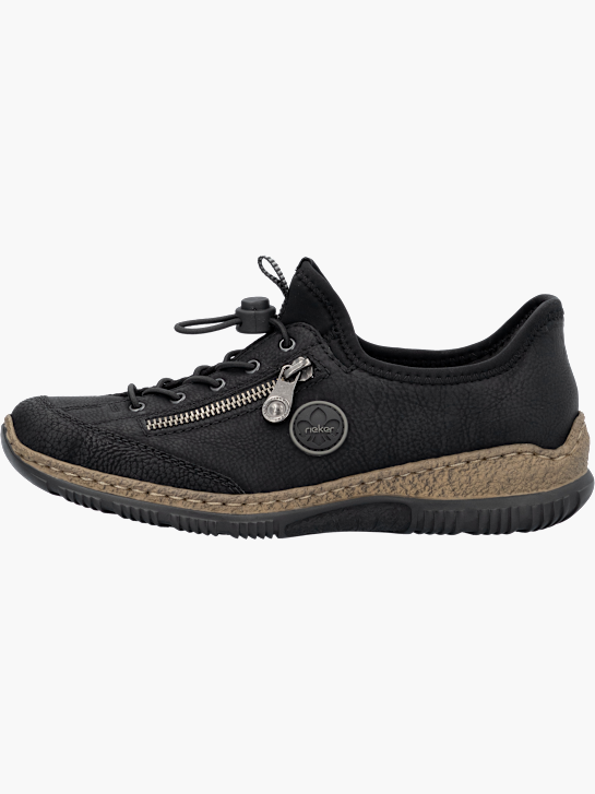 Rieker Damen Slipper Schwarz 141861 3