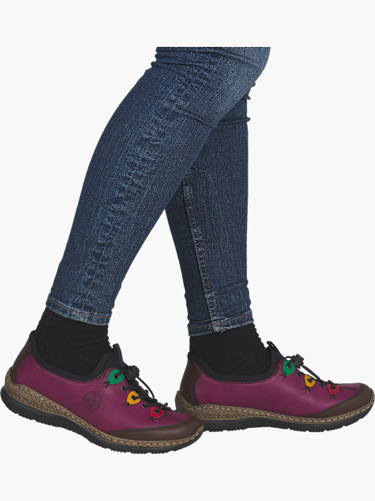Rieker Damen Slipper Lila 141863 4