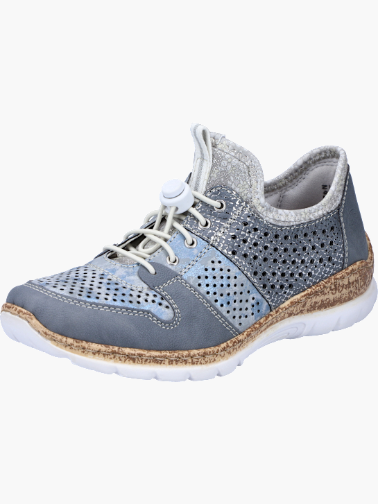 Rieker Damen Slipper Blau 141871 1