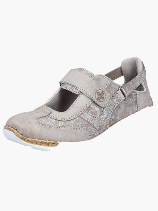Rieker Damen Slipper Silber 136222 2