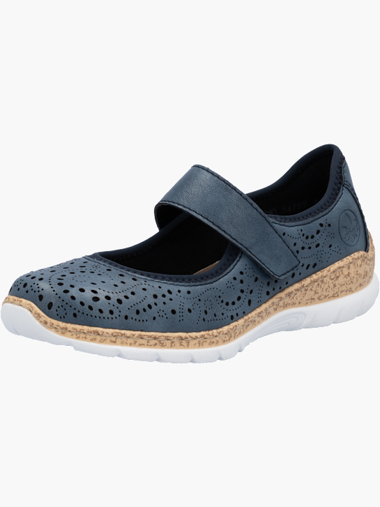 Rieker Damen Slipper Blau 141873 2