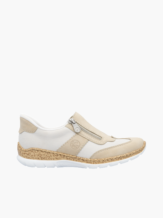 Rieker Damen Slipper Beige 136220 1