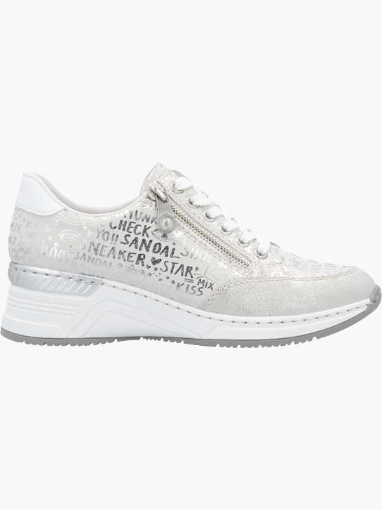 Rieker Damen Sneaker Low Silber 141874 1