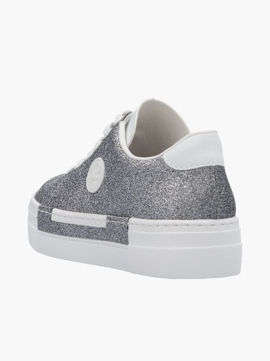 Rieker Damen Sneaker Low Silber 136229 3