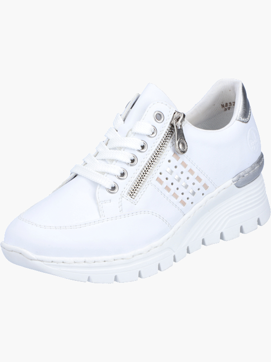 Rieker Damen Sneaker Low Weiß 141885 2